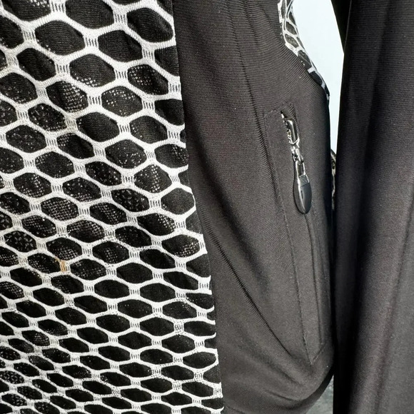 Frank Lyman Fishnet Cowl Neck Pullover - Picture 4 of 9